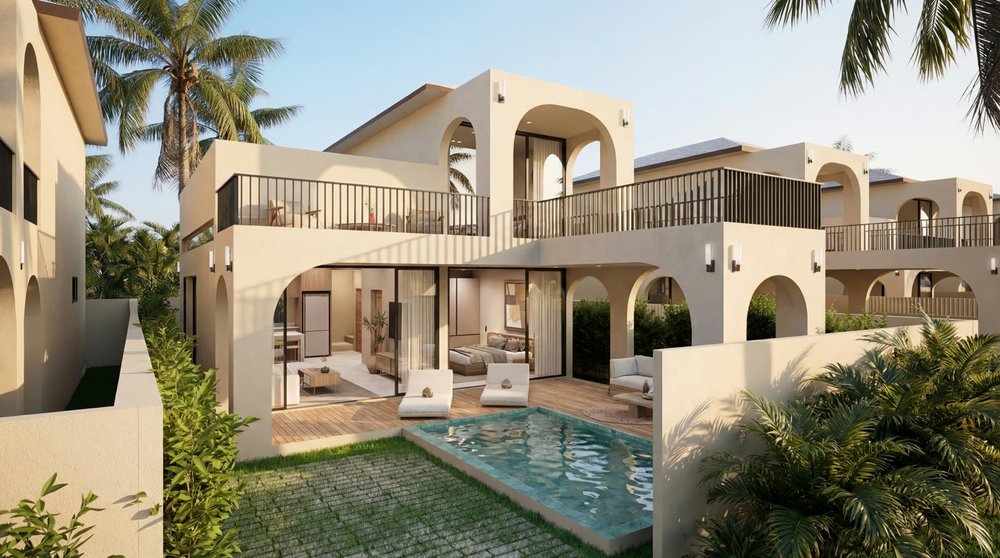 Sacarat pool villa — exterior with private pool